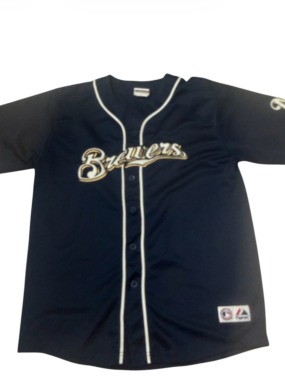Majestic MLB Milwaukee Brewers jersey Ryan Braun jersey youth XL
